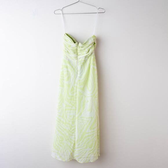 Ronny Kobo Collective Green Halter Dress - Size 6 - Picture 3 of 6